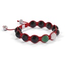Shamballa Jewels White Gold UAE 10mm Shamballa Bracelet (Left View) - D242002