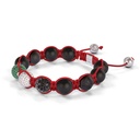 Shamballa Jewels White Gold UAE 10mm Braided Shamballa Bracelet (Right View)