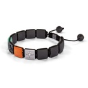 Shamballa Jewels White & Black Gold UAE 10mm Lock Shamballa Bracelet (Right View)