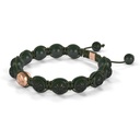 Shamballa Jewels Rose Gold  10mm Braided Bracelet (Right View) - D243907