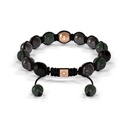 Shamballa Jewels Rose Gold  10mm Braided Bracelet (Back View) - D243908