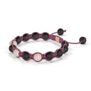 Shamballa Jewels Rose Gold White Diamond 8mm Braided Bracelet (Right View) - D243952
