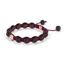 Shamballa Jewels Rose Gold White Diamond 8mm Braided Bracelet (Right View) - D243957