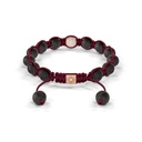 Shamballa Jewels Rose Gold White Diamond 8mm Braided Bracelet (Back View) - D243957