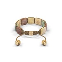 Shamballa Jewels-Yellow Gold Champagne Diamond, Green Sapphire, Yellow Sapphire & Brown Moonstone 10mm Lock Bracelet-D227122-Frost Fratelli (Back View)