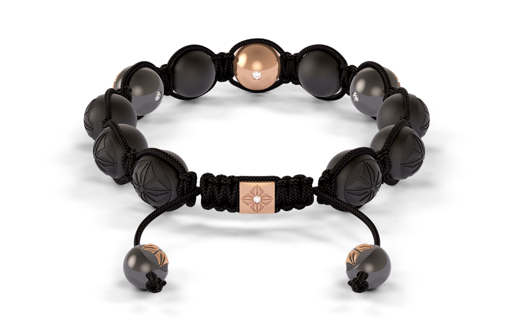 Shamballa Jewels - Rose Gold & Black Gold 10mm Bracelet - D244584 - Frost Fratelli #2