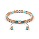 Shamballa Jewels - Rose Gold Turquoise 6mm Bracelet - D246011 - Frost Fratelli #2