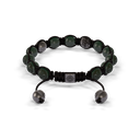 Shamballa Jewels - Black Gold Ceramic & Black Diamond 8mm Braided Bracelet - D247506 - Frost Fratelli #2
