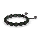 Shamballa Jewels - Black Gold Ceramic 8mm Braided Bracelet - D247508 - Frost Fratelli