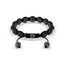 Shamballa Jewels - Black Gold Ceramic 8mm Braided Bracelet - D247508 - Frost Fratelli #2