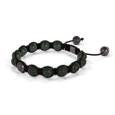 Shamballa Jewels - Black Gold Ceramic 8mm Braided Bracelet - D247510 - Frost Fratelli