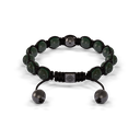 Shamballa Jewels - Black Gold Ceramic 8mm Braided Bracelet - D247510 - Frost Fratelli #2