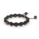 Shamballa Jewels - Black Gold Ceramic & Brown Sapphire 8mm Braided Bracelet - D247511 - Frost Fratelli