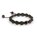 Shamballa Jewels - Black Gold Ceramic & Brown Sapphire 8mm Braided Bracelet - D247511 - Frost Fratelli #3