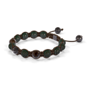 Shamballa Jewels - Black Gold Ceramic, Brown Sapphire & Black Diamond 8mm Braided Bracelet - D247512 - Frost Fratelli