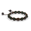 Shamballa Jewels - Black Gold Ceramic, Brown Sapphire & Black Diamond 8mm Braided Bracelet - D247512 - Frost Fratelli #3