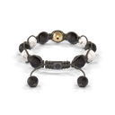 Shamballa Jewels - Yellow Gold Ceramic, Granite & Black Diamond 10mm Braided Bracelet - D247530 - Frost Fratelli #2