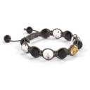 Shamballa Jewels - Yellow Gold Ceramic, Granite & Black Diamond 10mm Braided Bracelet - D247530 - Frost Fratelli #3