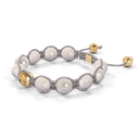 Shamballa Jewels - Yellow Gold Ceramic, Black Diamond & Pink Moonstone 10mm Braided Bracelet - D247531 - Frost Fratelli