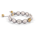 Shamballa Jewels - Yellow Gold Ceramic, Black Diamond & Pink Moonstone 10mm Braided Bracelet - D247531 - Frost Fratelli #3