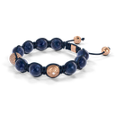 Shamballa Jewels - Rose Gold Ceramic, Grey Sapphire & Champagne Diamond 10mm Braided Bracelet - D247540 - Frost Fratelli