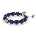 Shamballa Jewels - Rose Gold Ceramic & Blue Sapphire 10mm Braided Bracelet - D247545 - Frost Fratelli