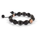 Shamballa Jewels - Rose Gold Ceramic & Grey Sapphire 10mm Braided Bracelet - D247548 - Frost Fratelli #3