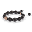 Shamballa Jewels - Rose Gold Grey Sapphire, Champagne Diamond & Ceramic 10mm Braided Bracelet - D247550 - Frost Fratelli