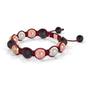 Shamballa Jewels - Rose Gold Pink Moonstone & Ceramic 10mm Braided Bracelet - D247555 - Frost Fratelli