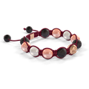 Shamballa Jewels - Rose Gold Pink Moonstone & Ceramic 10mm Braided Bracelet - D247555 - Frost Fratelli #3