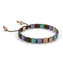 Shamballa Jewels - Rose Gold Champagne Diamond, Tanzanite, Turquoise & Ceramic 6mm Lock Bracelet - D242545 - Frost Fratelli #3