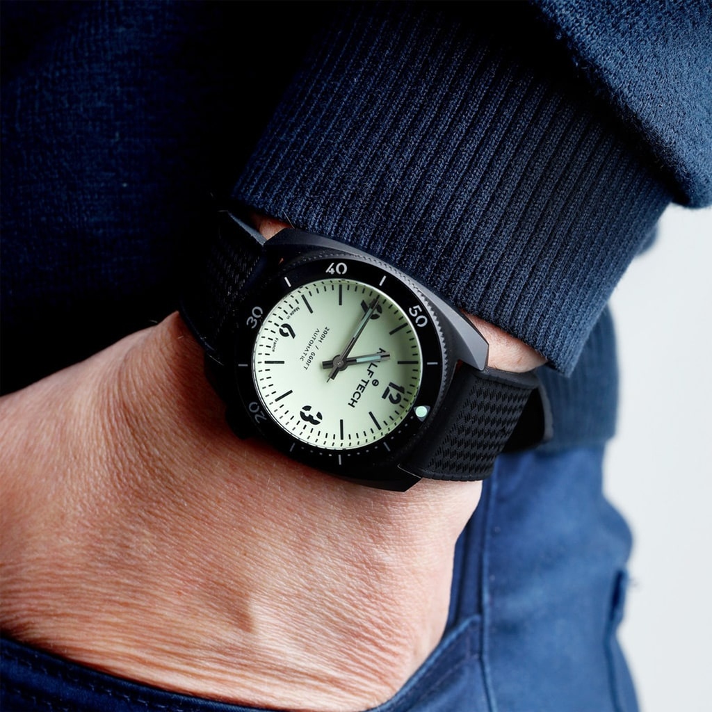 WRB AUTOMATIC BLACK FULL LUME Watch - WRB 1103 - Frost Fratelli