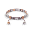 Shamballa Jewels - White Gold & Rose Gold White Diamond 6mm Lock Bracelet - D253670 - Frost Fratelli #2