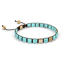 Shamballa Jewels - Yellow Gold White Diamond & Turquoise 6mm Lock Bracelet - D252475 - Frost Fratelli #3