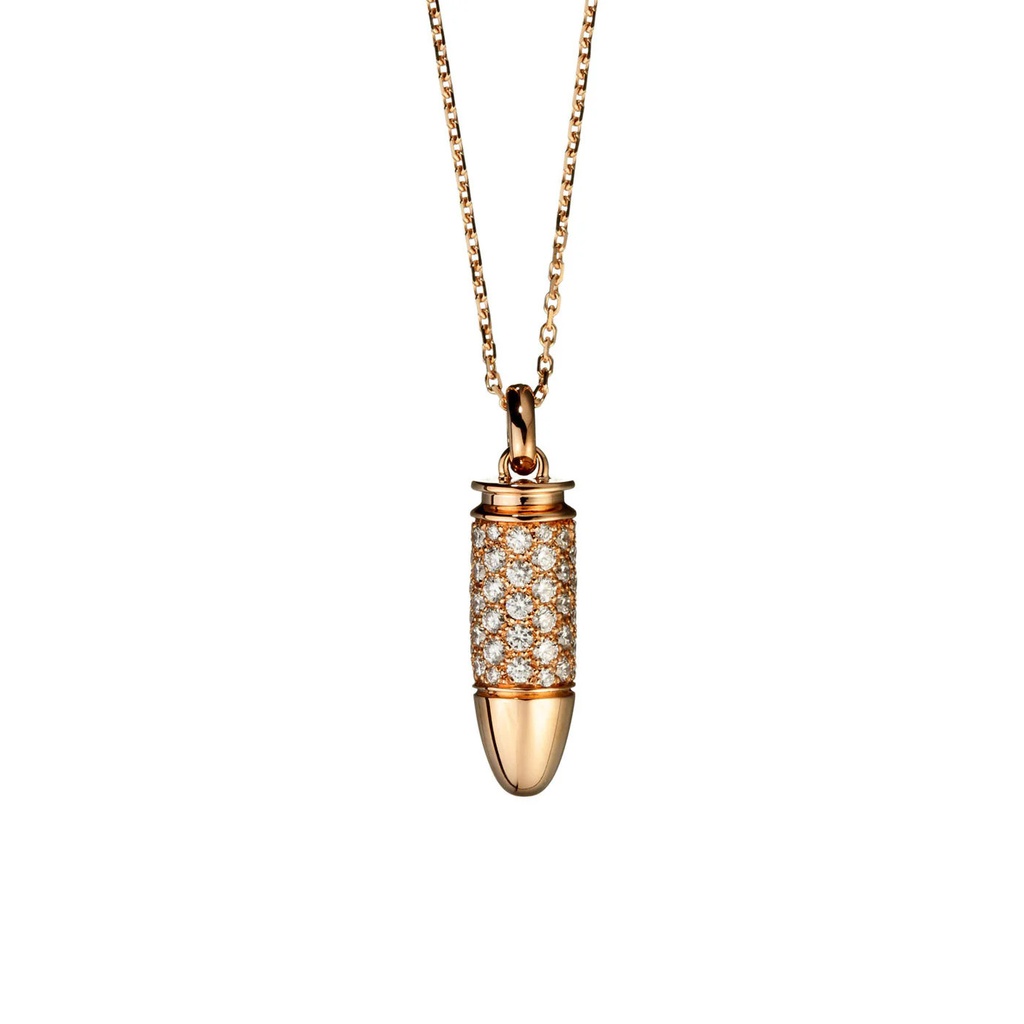 Akillis Rose Gold Bang Bang Diamond Necklace PBB0023-NS