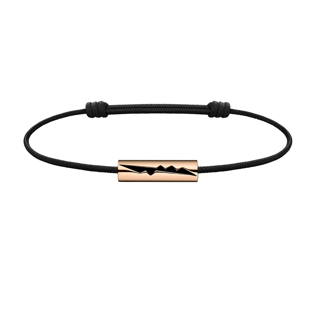 Akillis Rose Gold Capture Amulet Cord Bracelet BCA0054-NS-15cm