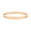 Akillis Rose Gold Capture Me Bangle Bracelet