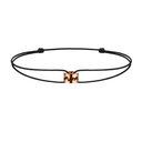 Akillis Rose Gold Capture Me Cord Bracelet S BCA0050-NS