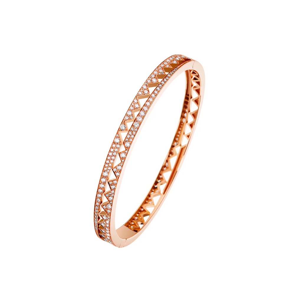 Akillis Rose Gold Capture Me Diamond Bangle Bracelet