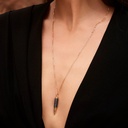Akillis Rose Gold Fatal Attraction Black Diamond Necklace PFA0030-NS #2