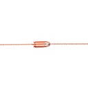 Akillis Rose Gold Mini Bang Bang Chain Bracelet BMB0006