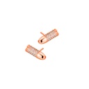 Akillis Rose Gold Mini Bang Bang Diamond Earrings EMB0007