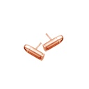 Akillis Rose Gold Mini Bang Bang Earrings EMB0006-NS