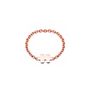 Akillis Rose Gold Mini Puzzle Chain Ring