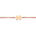 Akillis Rose Gold Puzzle Chain Bracelet BPZ0032-NS