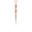 Akillis Rose Gold Python Diamond Necklace PPY0013-NS