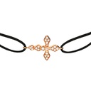 Akillis Rose Gold Python Diamonds Cord Bracelet BPY0020-NS-15cm #2