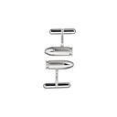 Akillis Titanium Bang Bang Cufflinks CBB0009