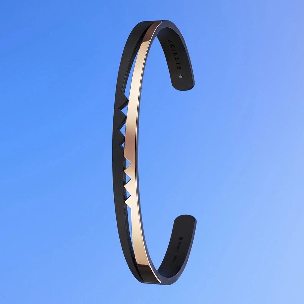 Akillis Titanium Capture Me Open Bangle Bracelet #2