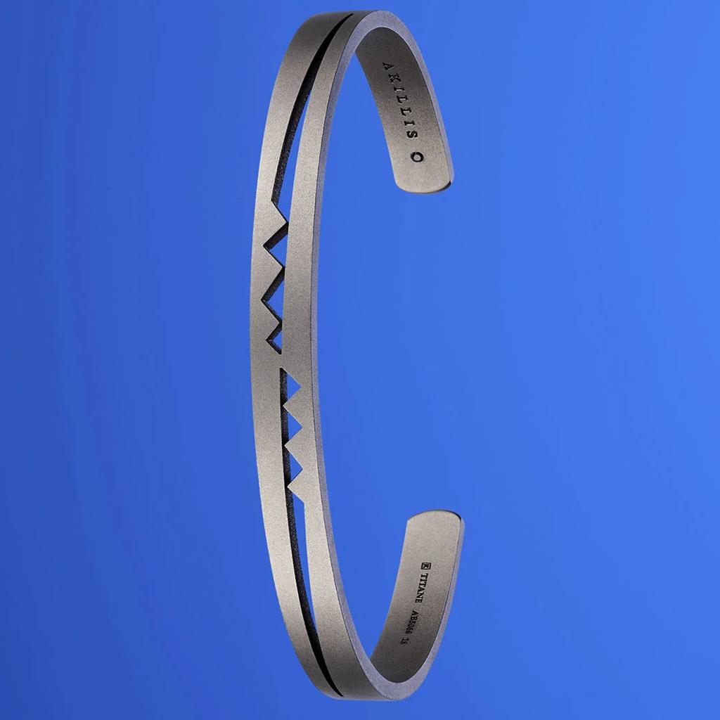 Akillis Titanium Capture Me Open Bangle Bracelet #2